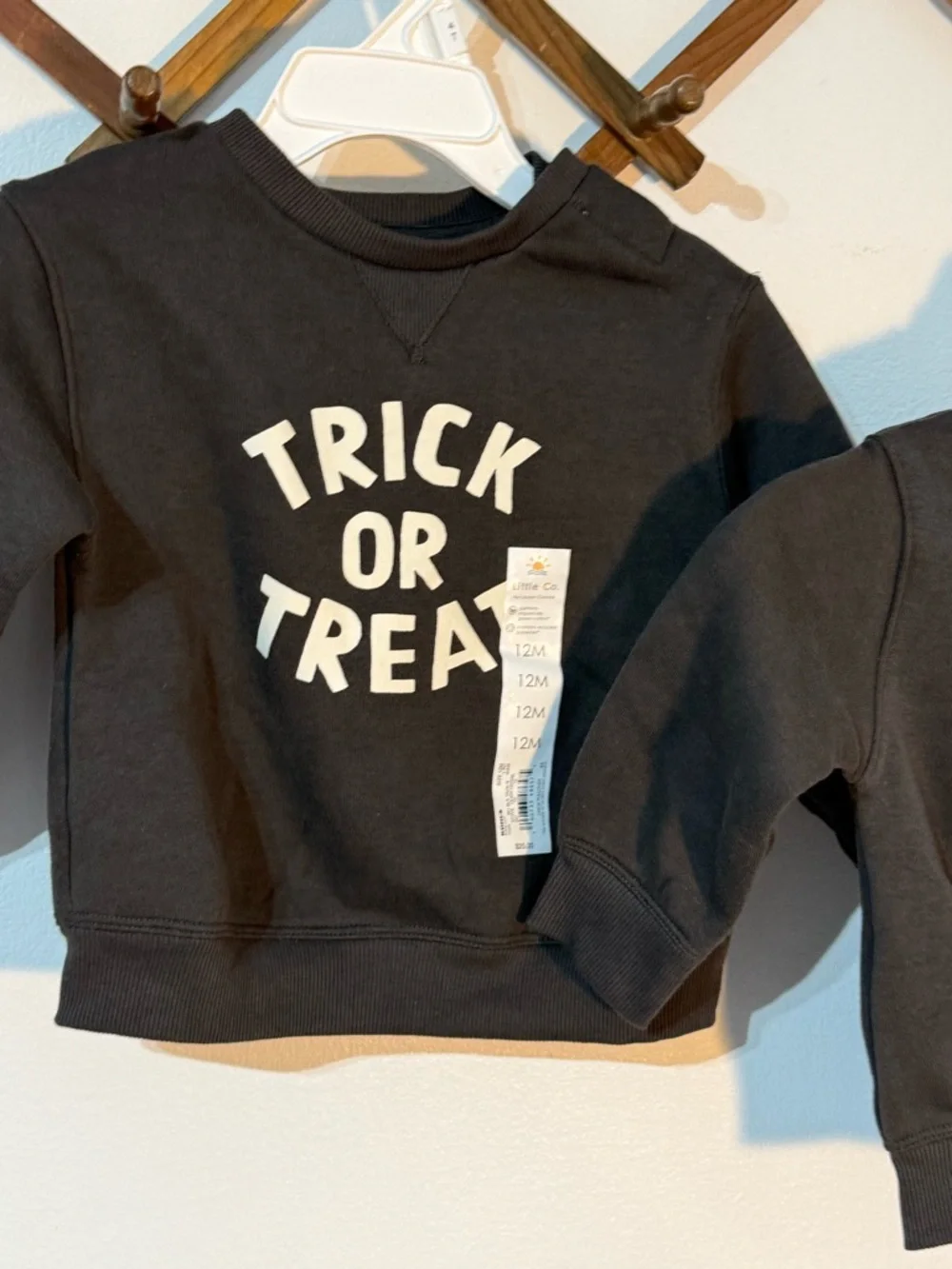 Little Co. by Lauren conrad Baby 'BOO!' Pullover Sweatshirt & “trick or treat “ - Picture 3 of 3